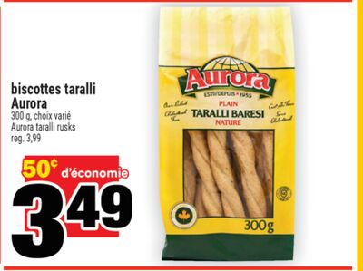 biscottes taralli Aurora | Aurora taralli rusks