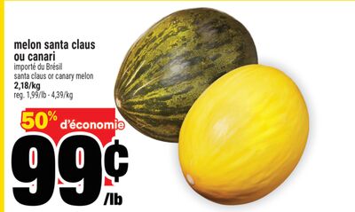 melon santa claus ou canari | santa claus or canary melon