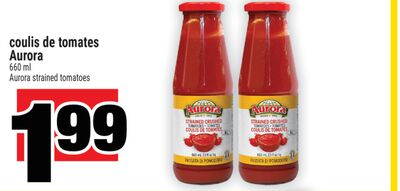 coulis de tomates | Aurora strained tomatoes