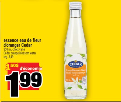 essence eau de fleur d'oranger Cedar | Cedar orange blossom water