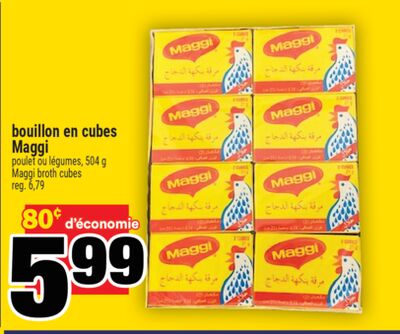 Bouillon en cubes Maggi | Maggi broth cubes