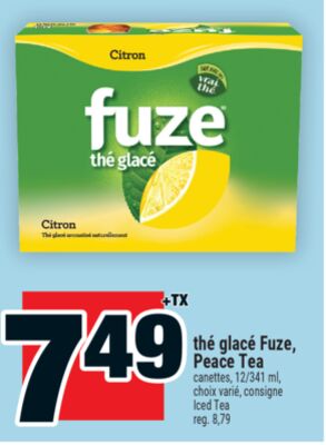 thé glacé Fuze, Peace Tea | Iced Tea