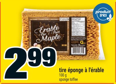 Tire éponge à l'érable | sponge toffee