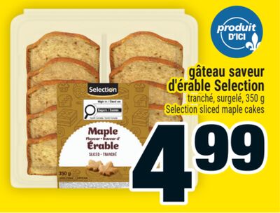Gâteau saveur d'érable Selection | Selection sliced maple cakes