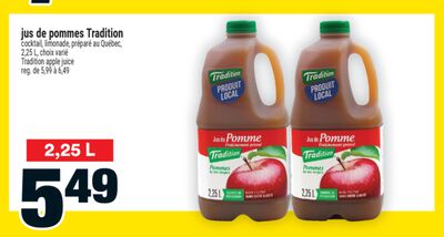 jus de pommes Tradition | Tradition apple juice