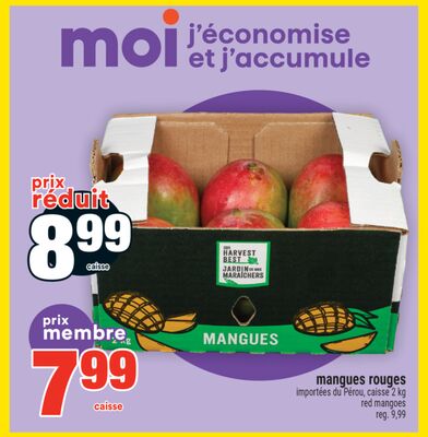 Mangues rouges | red mangoes