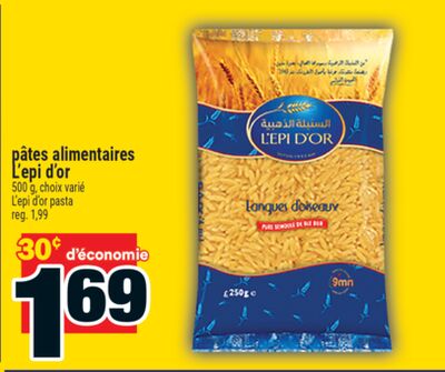 Pâtes alimentaires L'epi d'or' | L'epi d'or pasta