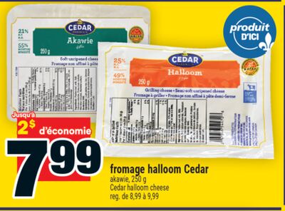 fromage halloom Cedar | Cedar halloom cheese