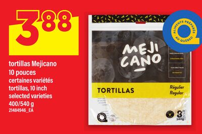 TORTILLAS MEJICANO 10 POUCES | tortillas, 10 inch