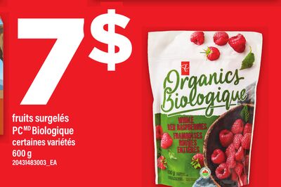 FRUITS SURGELÉS PC BIOLOGIQUE, 600 g