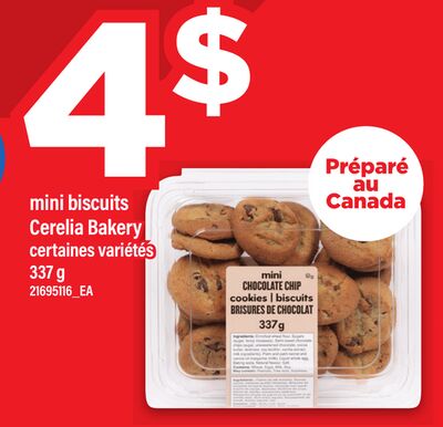 MINI BISCUITS CERELIA BAKERY, 337 g