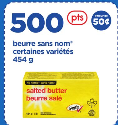 BEURRE SANS NOM®, 454 g