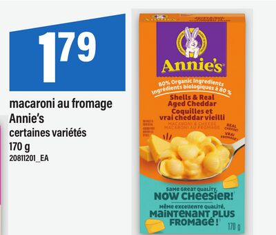 MACARONI AU FROMAGE ANNIE'S, 170 g