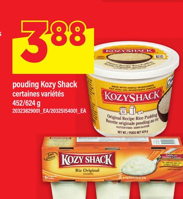 POUDING KOZY SHACK, 452/624 G