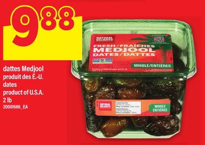 DATTES MEDJOOL | DATES, 2 lb