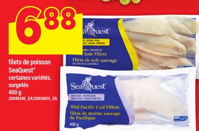 FILETS DE POISSON SEAQUEST®, 400 G