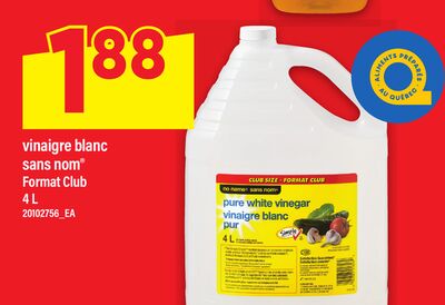 VINAIGRE BLANC SANS NOM® FORMAT CLUB, 4 L