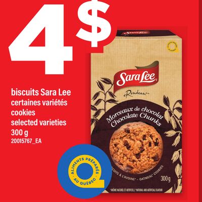 BISCUITS SARA LEE | COOKIES, 300 g