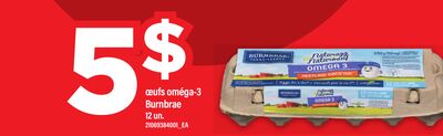 ŒUFS OMÉGA-3 BURNBRAE, 12 UN.