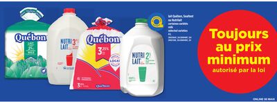 LAIT QUÉBON, SEALTEST OU NUTRILAIT | MILK, 4 L