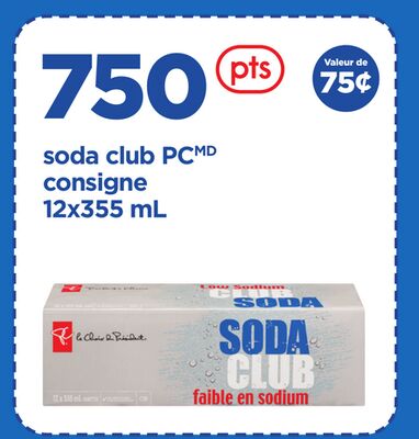 SODA CLUB PC, 12x355 mL