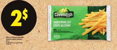 FRITES LES FERMES CAVENDISH, 800 g