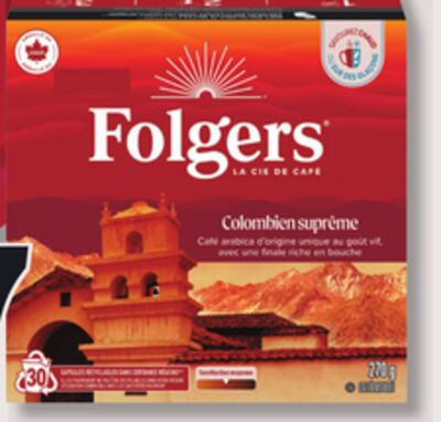 CAFÉ FOLGERS K-CUP (30)