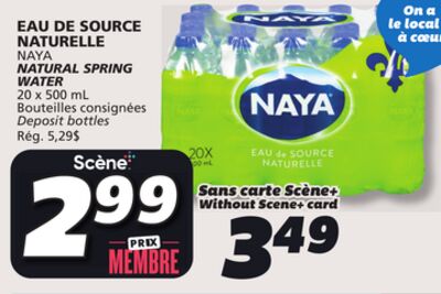 EAU DE SOURCE NATURELLE NAYA