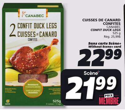 CUISSES DE CANARD CONFITES CANABEC