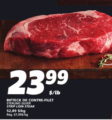 BIFTECK DE CONTRE-FILET STERLING SILVER