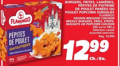 PÉPITES DE POULET PANÉES FLAMINGO