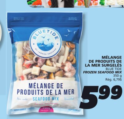 MÉLANGE DE PRODUITS DE LA MER SURGELÉS BLUE TIDE