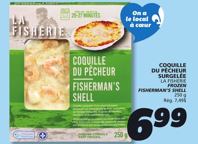 COQUILLE DU PÊCHEUR SURGELÉE LA FISHERIE