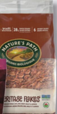 CÉRÉALES OU GRANOLA BIOLOGIQUES NATURE'S PATH QI'A