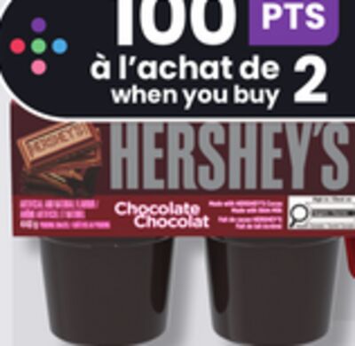 DESSERT RÉFRIGÉRÉ HERSHEY'S OU JELL-O