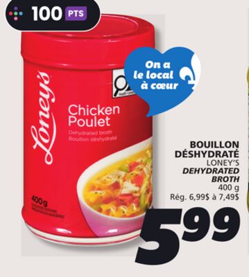 BOUILLON DÉSHYDRATÉ LONEY'S