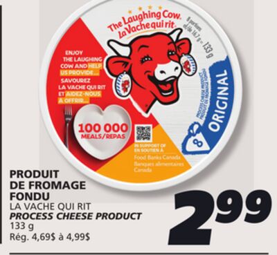 PRODUIT DE FROMAGE FONDU