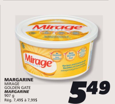 MARGARINE MIRAGE GOLDEN GATE