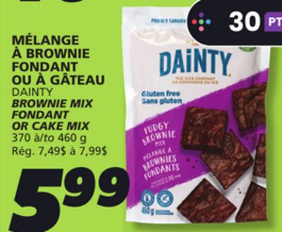 MÉLANGE À BROWNIE FONDANT OU À GÂTEAU DAINTY