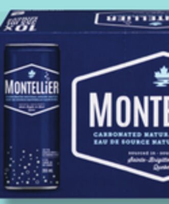 EAU DE SOURCE NATURELLE GAZÉIFIÉE MONTELLIER