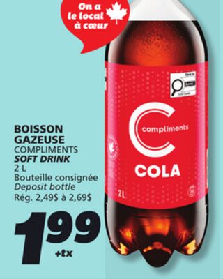 BOISSON GAZEUSE COMPLIMENTS