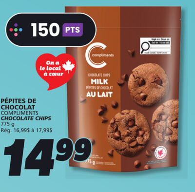 PÉPITES DE CHOCOLAT COMPLIMENTS