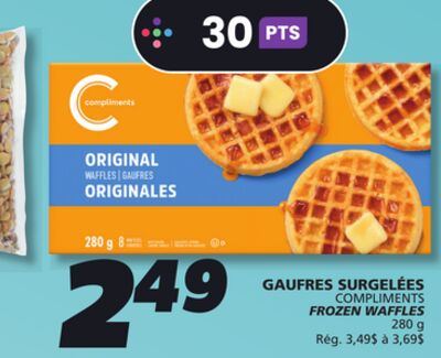 GAUFRES SURGELÉES COMPLIMENTS