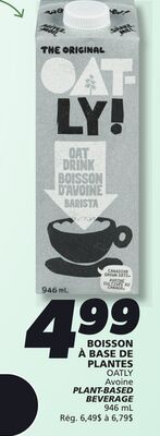 BOISSON À BASE DE PLANTES OATLY