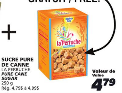 SUCRE PURE DE CANNE LA PERRUCHE