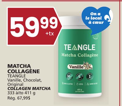 MATCHA COLLAGÈNE TEANGLE