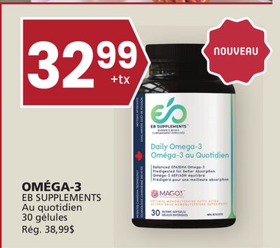 OMÉGA-3 EB SUPPLEMENTS