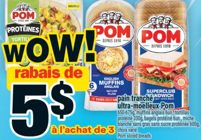 Pain tranché ultra-moelleux Pom | Pom sliced breads