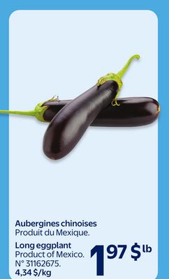 Aubergines chinoises