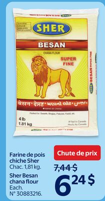 Farine de pois chiche Sher